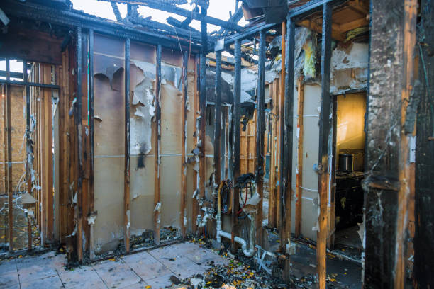 Professional Fire Damage Restoration technician working in Spicewood, TX